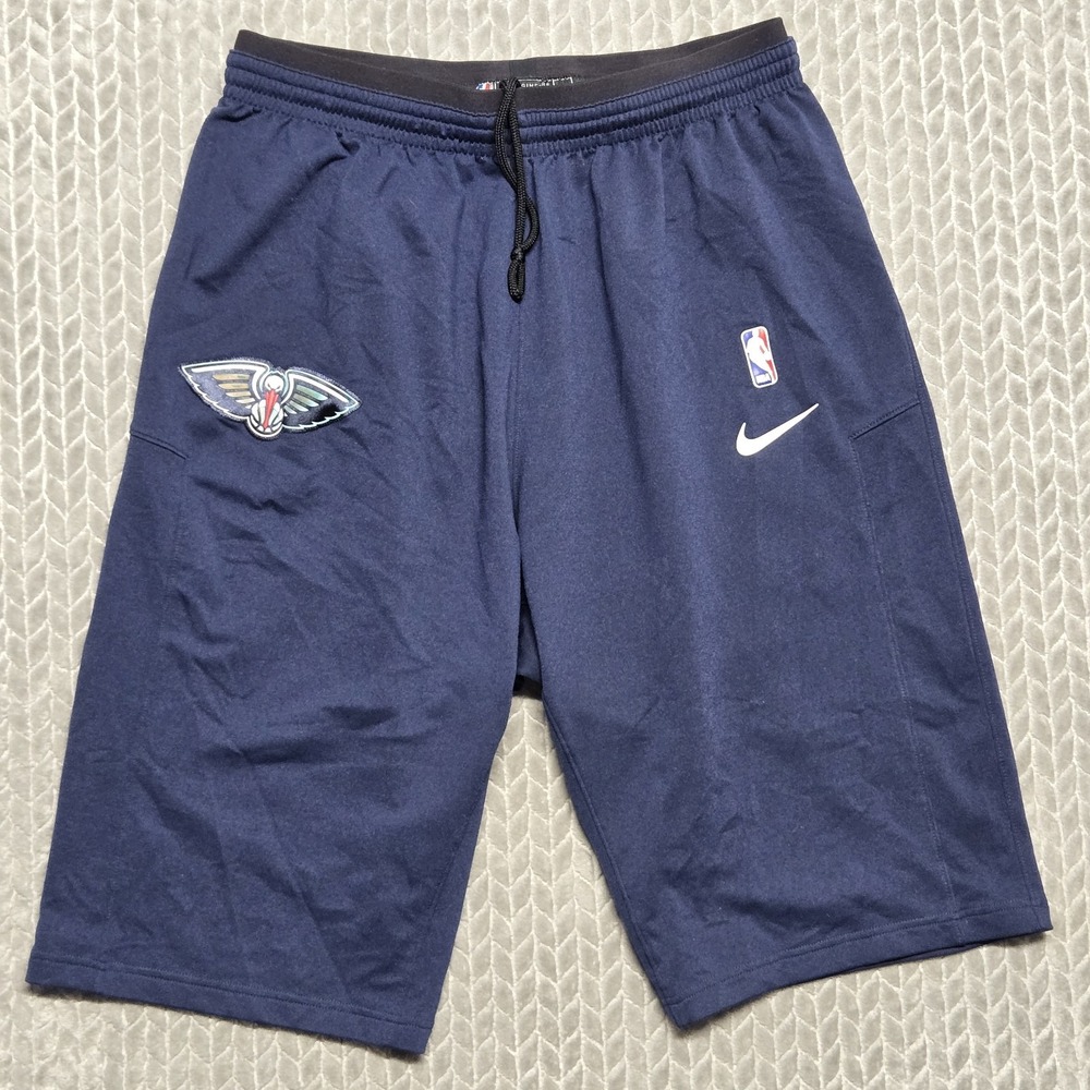 New Orleans Pelicans Nike Player Issue NBA Authentic Shorts XXL Tall 877691-419
